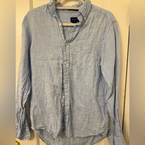 Gant Blue Linen Button Down